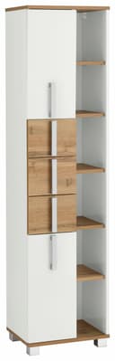 Schildmeyer Hochschrank Kampen Weiß Hochglanz mit Soft-Close Bild 2