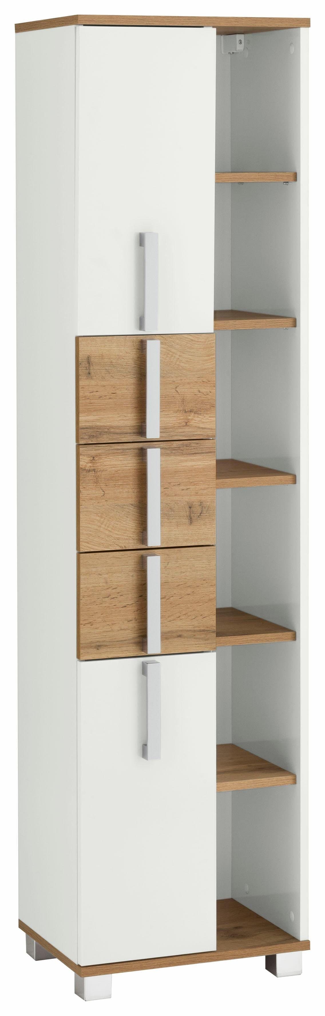 Schildmeyer Hochschrank Kampen Weiß Hochglanz mit Soft-Close - Bild 2