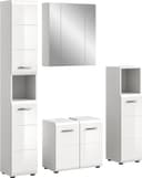 INOSIGN Badezimmer-Set Florenz 4-tlg. Weiß Hochglanz Tiefziehfront Bild 2