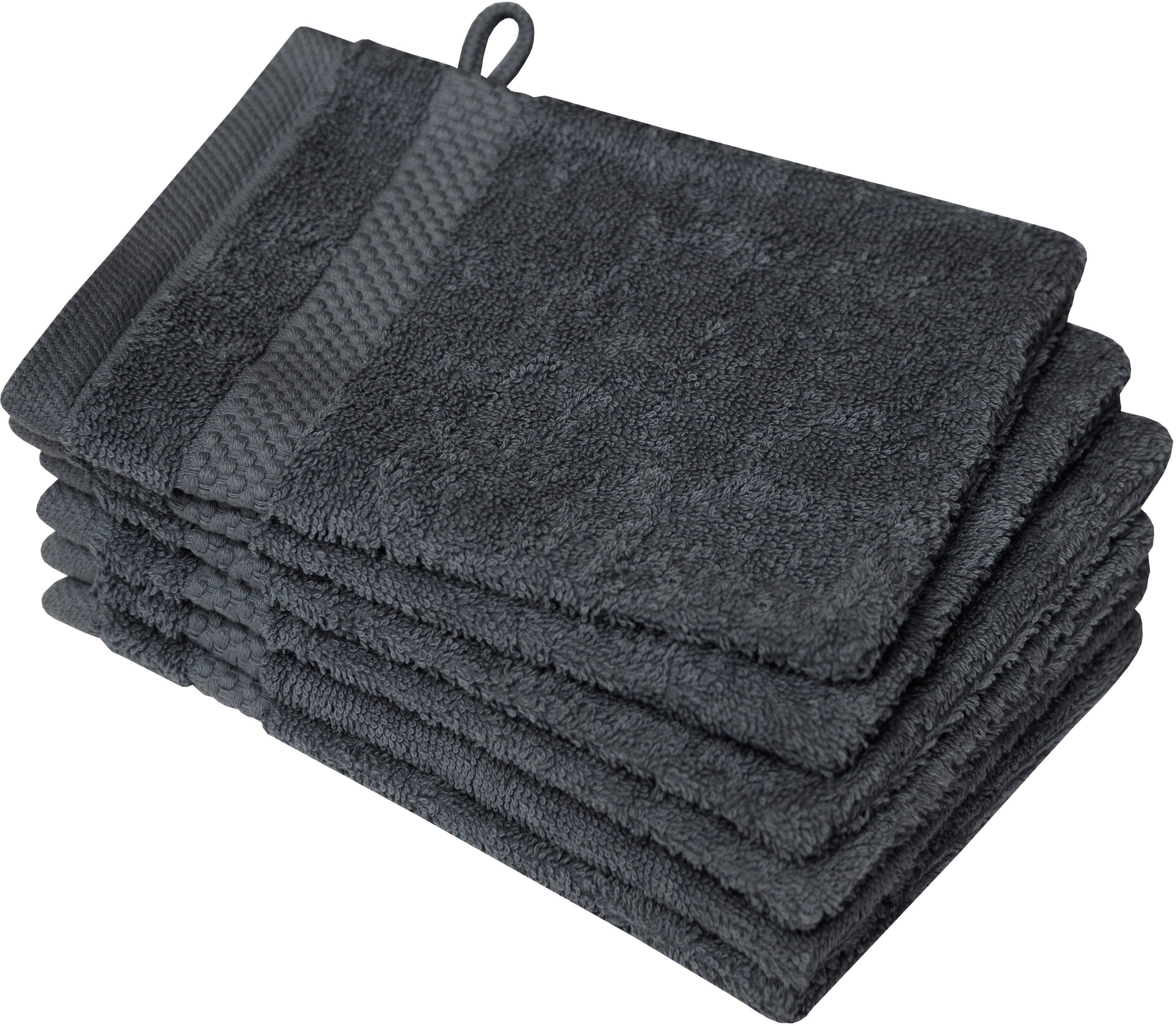DYCKHOFF Planet Waschhandschuh Grau 100% Baumwolle - Bild 2