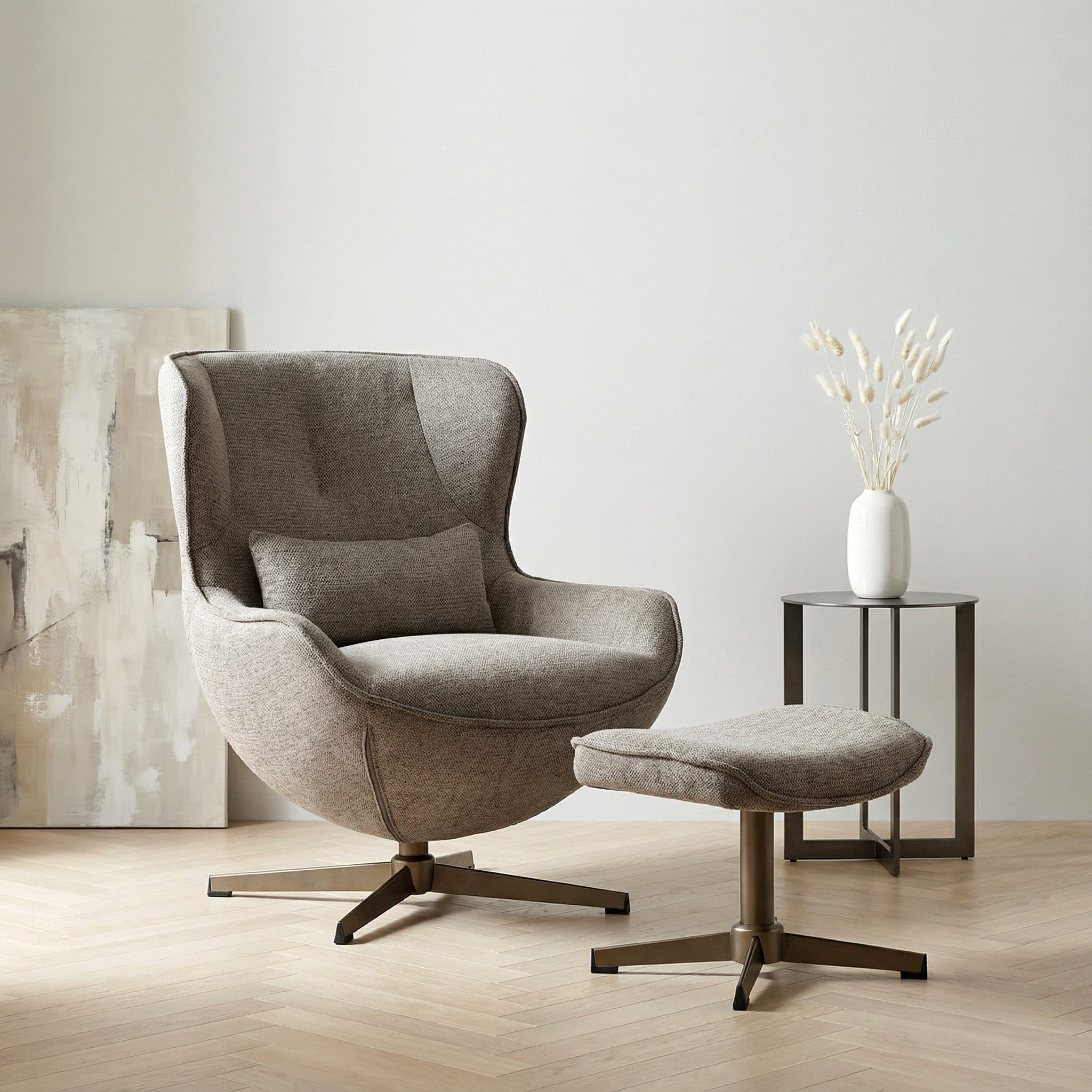 OTTO home Sessel Yolli Relaxsessel, TV-Sessel mit Hocker, 360° Grad drehbar - Bild 2
