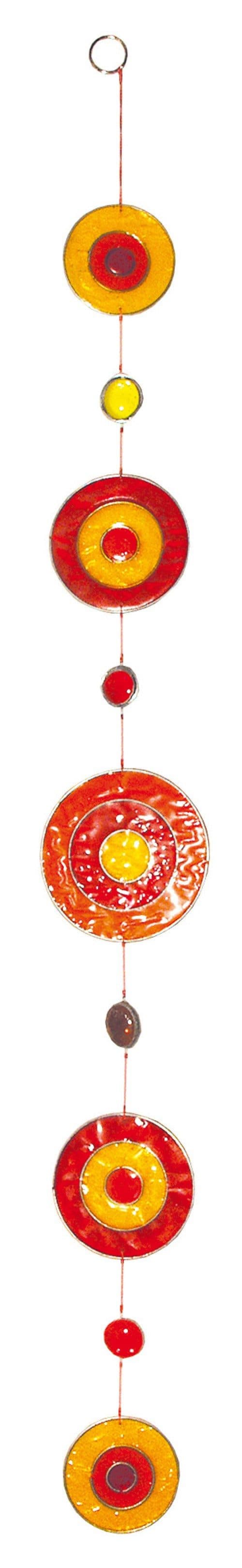 Saraswati Hängedekoration Suncatcher Centrum Rot-Orange-Gelb Fiberglas