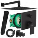 Hansgrohe Duscharmatur Vernis Shape Unterputz Duschset BOFLER Matt Schwarz Bild 2
