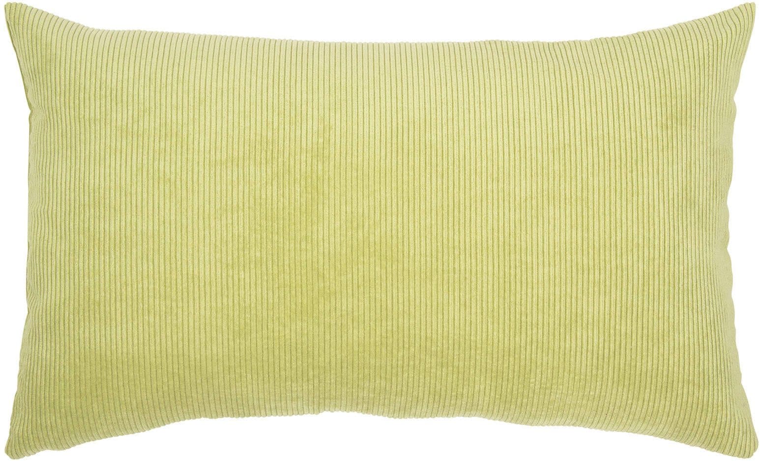 Dekokissen PAD "CASUAL" Grün Cord-Design