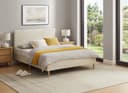 HOME AFFAIRE Polsterbett Armandine inkl. Lattenrost Beige Bild 2