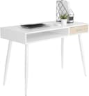 Woltu Schreibtisch mit Schublade und offenem Fach Modern Bild 2