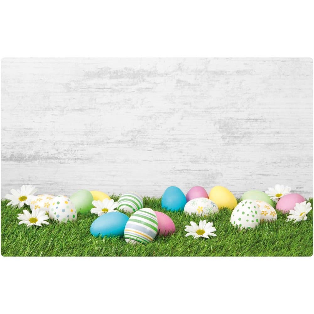 matches21 HOME & HOBBY Platzset Abwaschbar Ostern Gänseblümchen