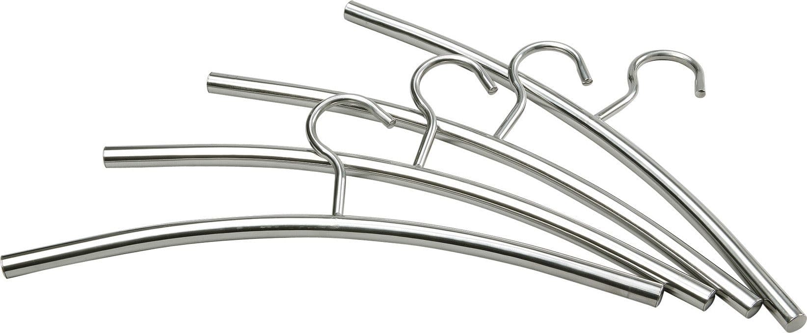 Testrut Kleiderbügel Edelstahl 43 cm 4 Stück