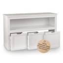 ONVAYA Sideboard mit Rollboxen Weiß Bild 2