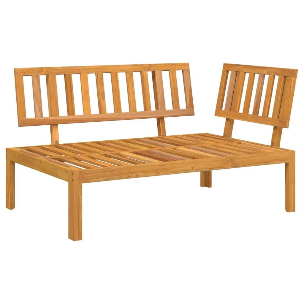 vidaXL Garten-Ecksofa aus massivem Akazienholz, braun - Bild 2