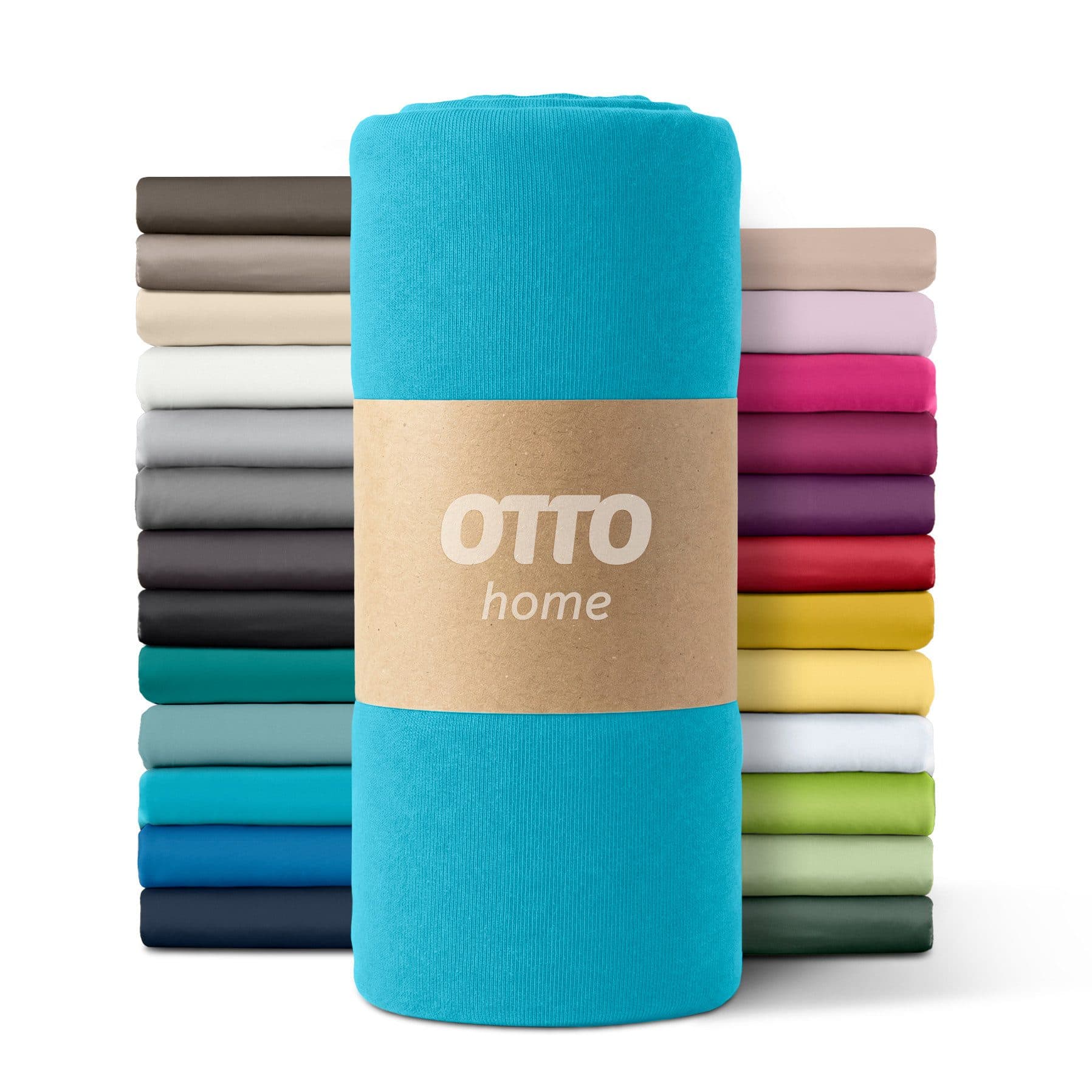 OTTO HOME Spannbettlaken Microfaser-Jersey türkis 200x200 cm - Bild 2