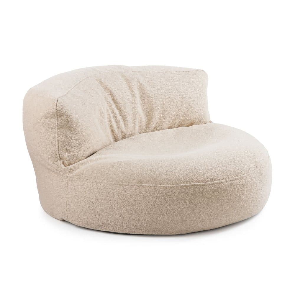 Lumaland Sitzsack Lounge Teddy 320L Beige Indoor-Bezug - Bild 2