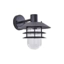 Lindby Außenwandleuchte Meliora Schwarz Eisen IP44 E27 Bild 2