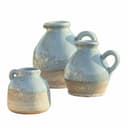 Mirabeau Übertopf Vase 3er Set Lezíria Hellblau Bild 2