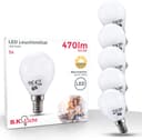B.K.LICHT LED-Leuchtmittel E14 5W Warmweiß 5er Set Bild 2