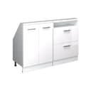 Vicco Kommode Rion Weiß Hochglanz 2er Set Dachschrägenmöbel Bild 2
