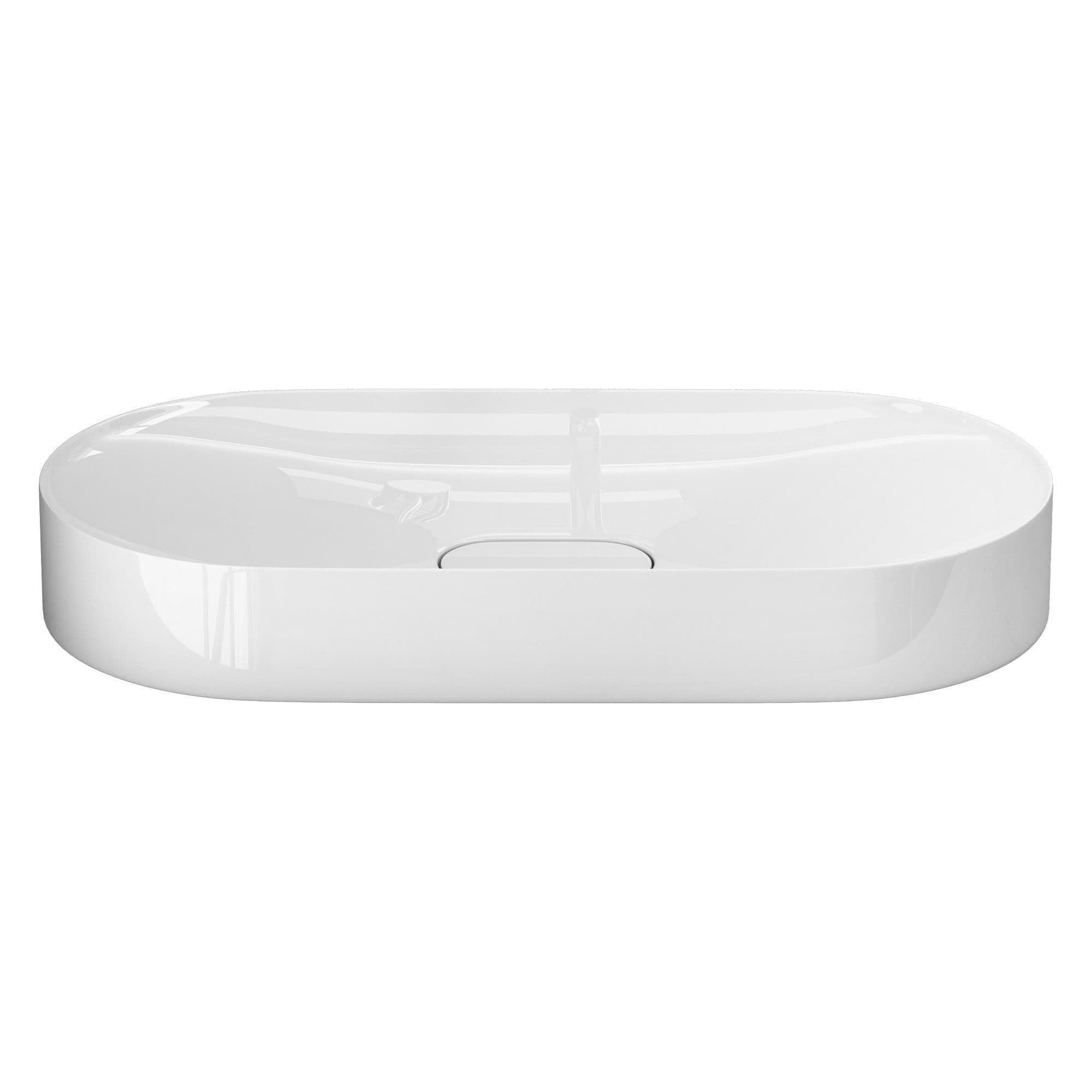 Mai & Mai Aufsatzwaschbecken Col826 Weiß Gussmarmor Oval - Bild 2