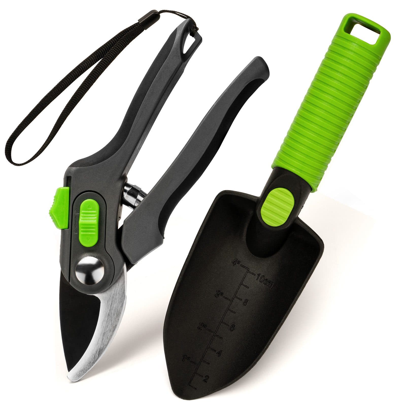 SURFOU Gartenschere & Schaufel Set Grün/Schwarz SK5-Legierung - Bild 2