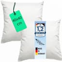 Luxusfeder Kissenfüllung 2er Set Federkissen 40x40 cm 100% Federn Sofakissen Füllkissen Bild 2
