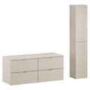 Lomadox Badmöbel-Set DURANGO-56 Kaschmir mit Softclose Bild 2