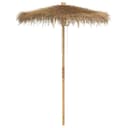vidaXL Tiki-Sonnenschirm Bananenblattdach Bambus 180 cm Bild 2