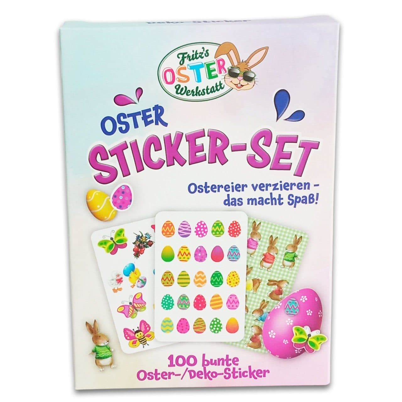 itenga Oster Sticker-Box 100tlg. Bunt