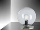 TRANGO Retro Nachttischlampe mit Echtglas-Kugelschirm und E27-Fassung Bild 2