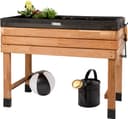 WONDERMAKE Hochbeet Kirschbaum Holz Rechteckig Braun/Schwarz Bild 2