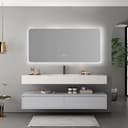 Muxing Badmöbel-Set mit LED-Spiegel & Unterschrank Bild 2