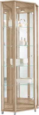 fif möbel Eckvitrine TRIO mit LED-Beleuchtung und Glastür Bild 2