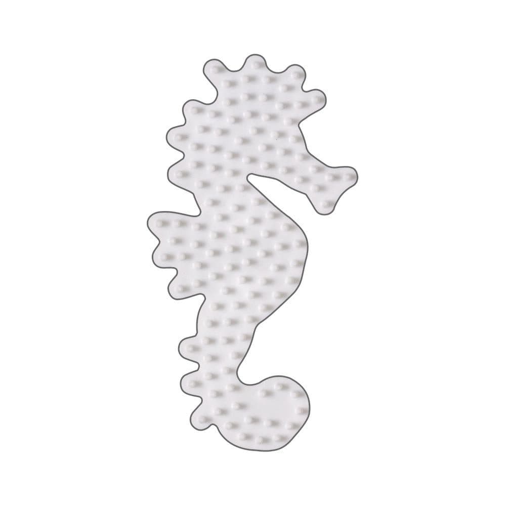 Hama Midi Stiftplatte Seepferdchen Weiß