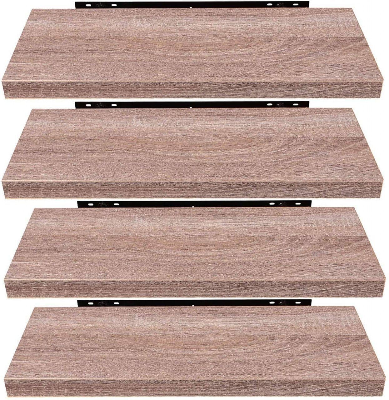 EUGAD Wandregal 4-tlg. Modern MDF Holz