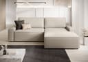 Ecksofa TRENDMANUFAKTUR Challenge Beige mit Schlaffunktion und Bettkasten Bild 2