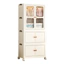 Seven Comfort Mehrzweckschrank Kunststoff Faltbarer mit 10 Kleiderbügeln Bild 2