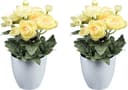 Creativ Green Kunstblume Ranunkel Rosa 2er Set Bild 2