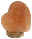 GLOBO LIGHTING Tischlampe STONE Salzkristall Herzform Beige/Braun Bild 2