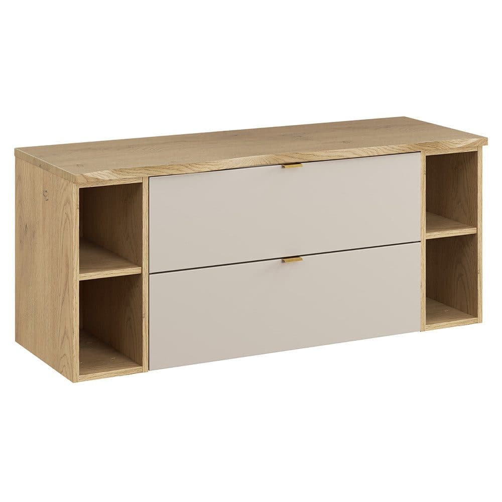 Lomadox Waschbeckenschrank DURANGO-56 120 cm Baumkantenoptik - Bild 2