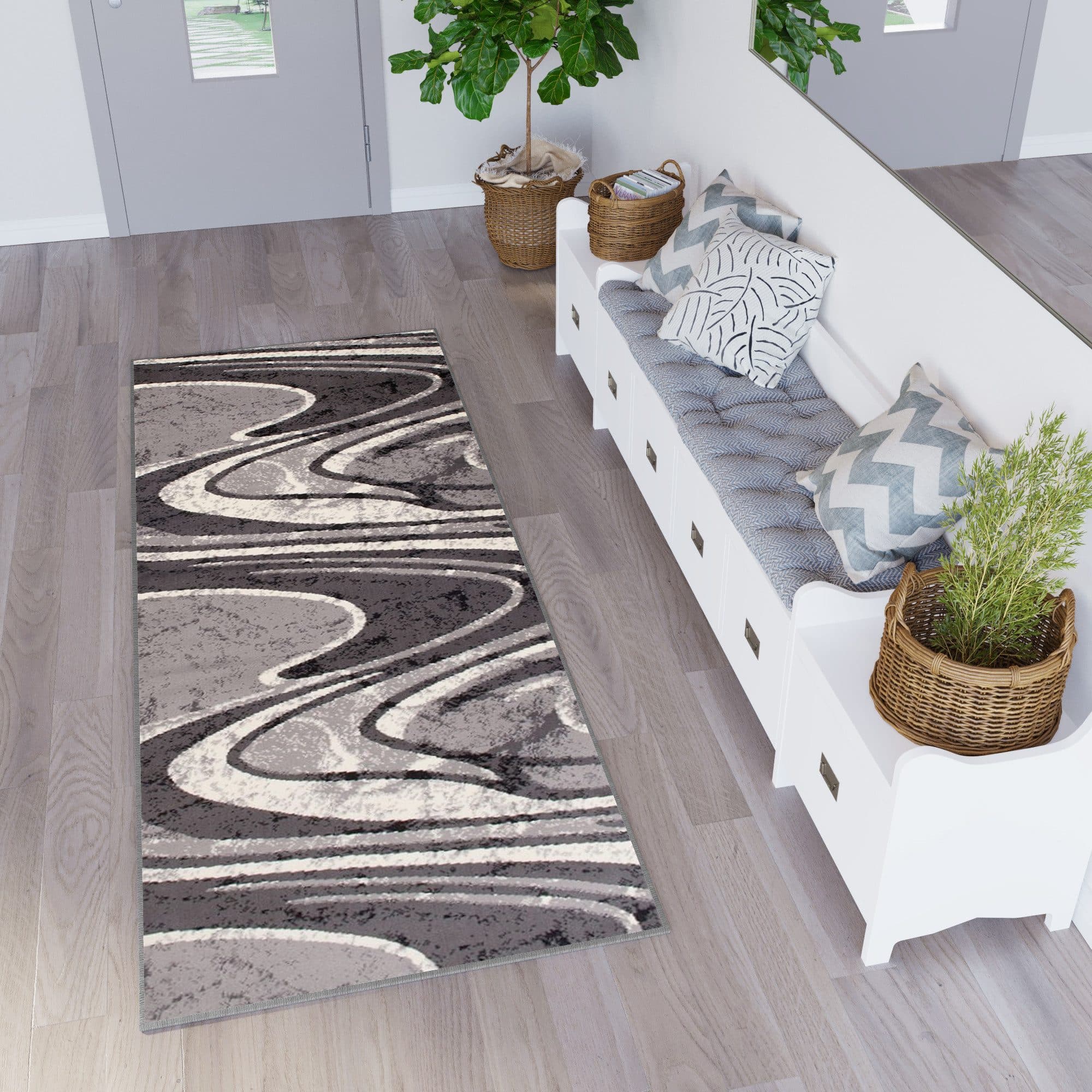 Tapiso Läufer DREAM Rechteckig Kurzflor 8 mm Flur Korridor - Bild 2
