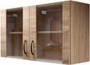 Flex-Well Glashängeschrank Bergen Klassisch Glas Holz Braun Bild 2