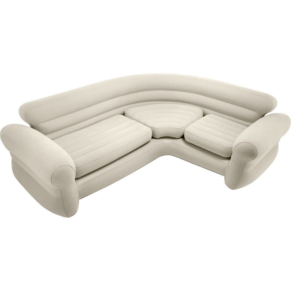 Intex Corner Sofa Luftbett Beige Aufblasbar Ecksofa - Bild 2