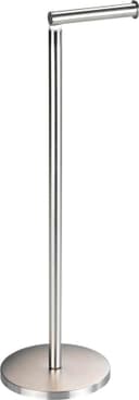 WENKO Toilettenpapierhalter 2 in 1 mit Ersatzrollenhalter Silber Bild 2