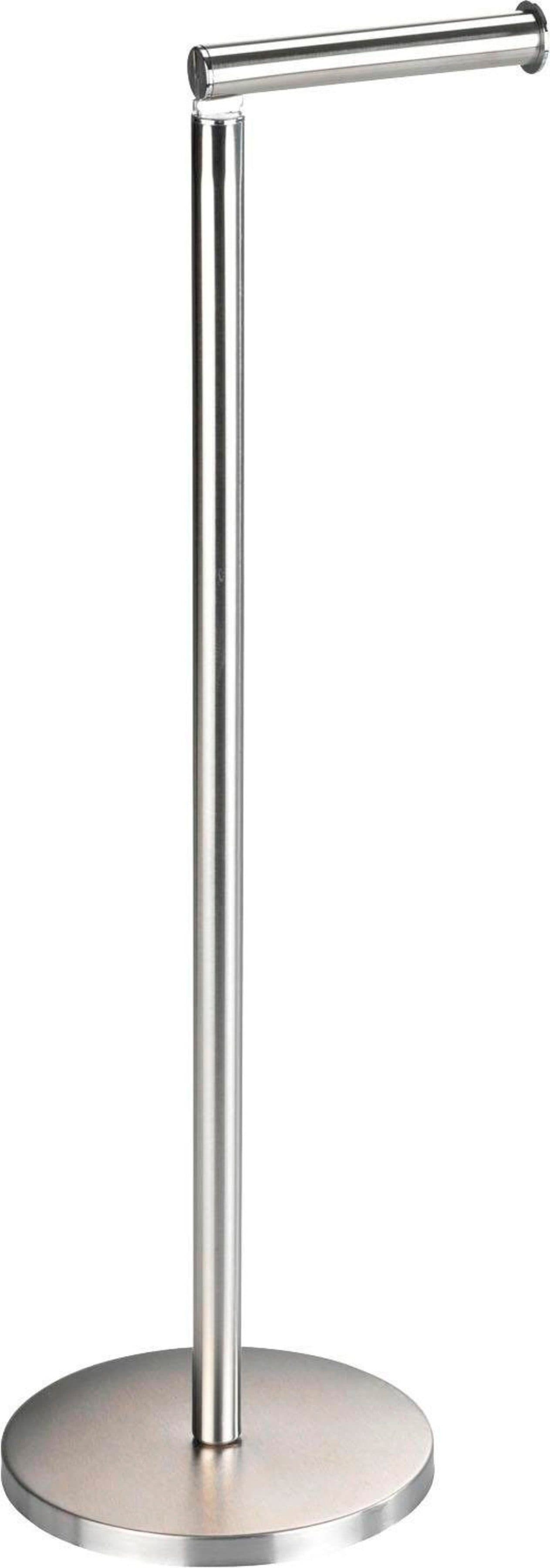 WENKO Toilettenpapierhalter 2 in 1 mit Ersatzrollenhalter Silber - Bild 2