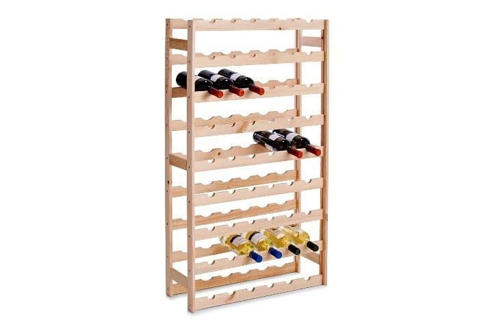 ZELLER PRESENT Flaschenregal Natur Massivholz Kiefer Landhausstil