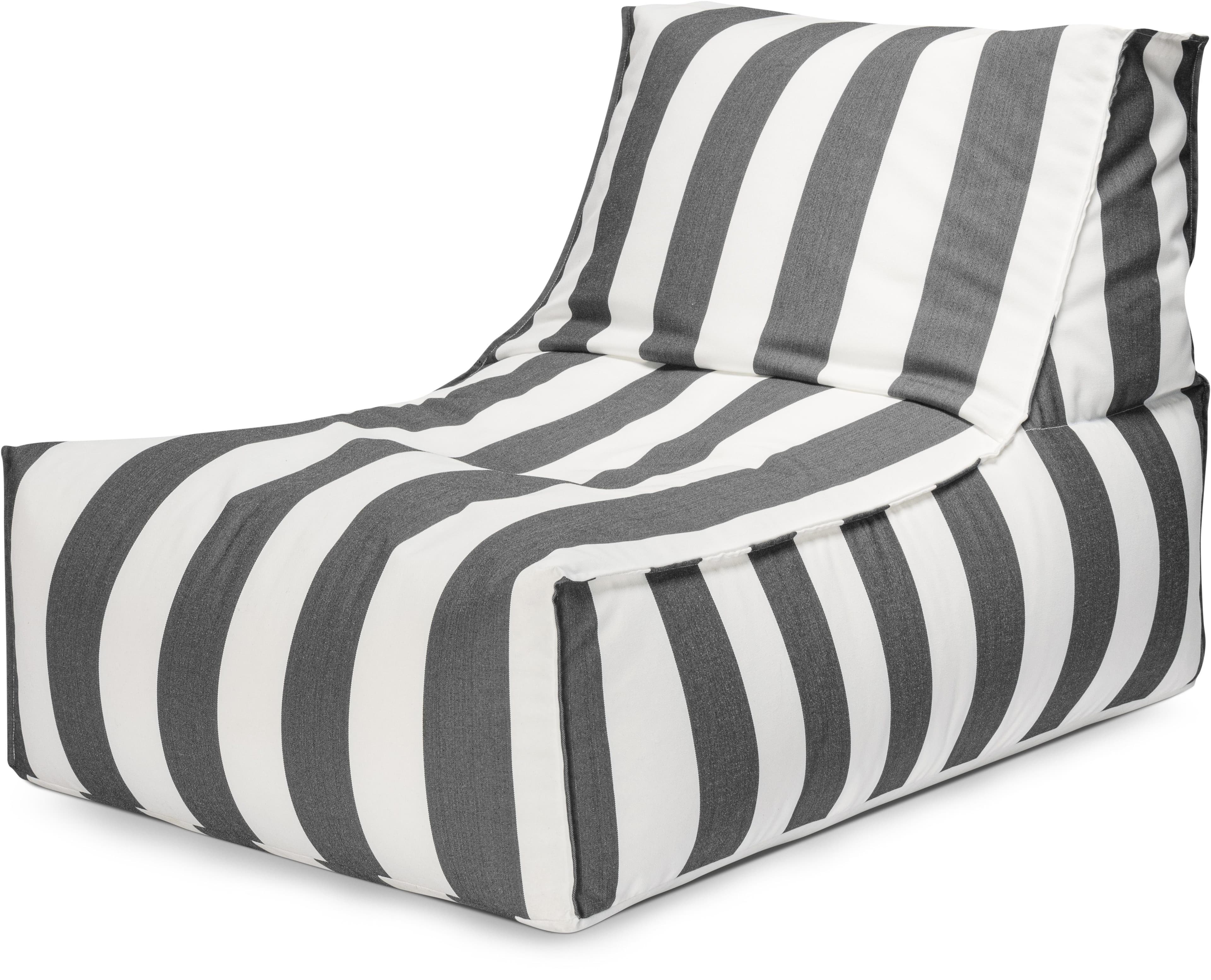 Magma Heimtex Sitzsack SANTORIN Rock Grau/Weiß Polypropylen Outdoor - Bild 2