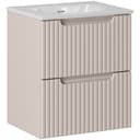 Lomadox Waschtisch NEWPORT-56-CASHMERE mit Keramikwaschbecken Bild 2