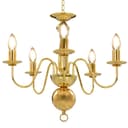 furnicato Kronleuchter Gold 50x45cm Metall E14 Bild 2