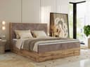 MKS MÖBEL Boxspringbett WOOD CLASSIC mit Stauraum und Topper Bild 2