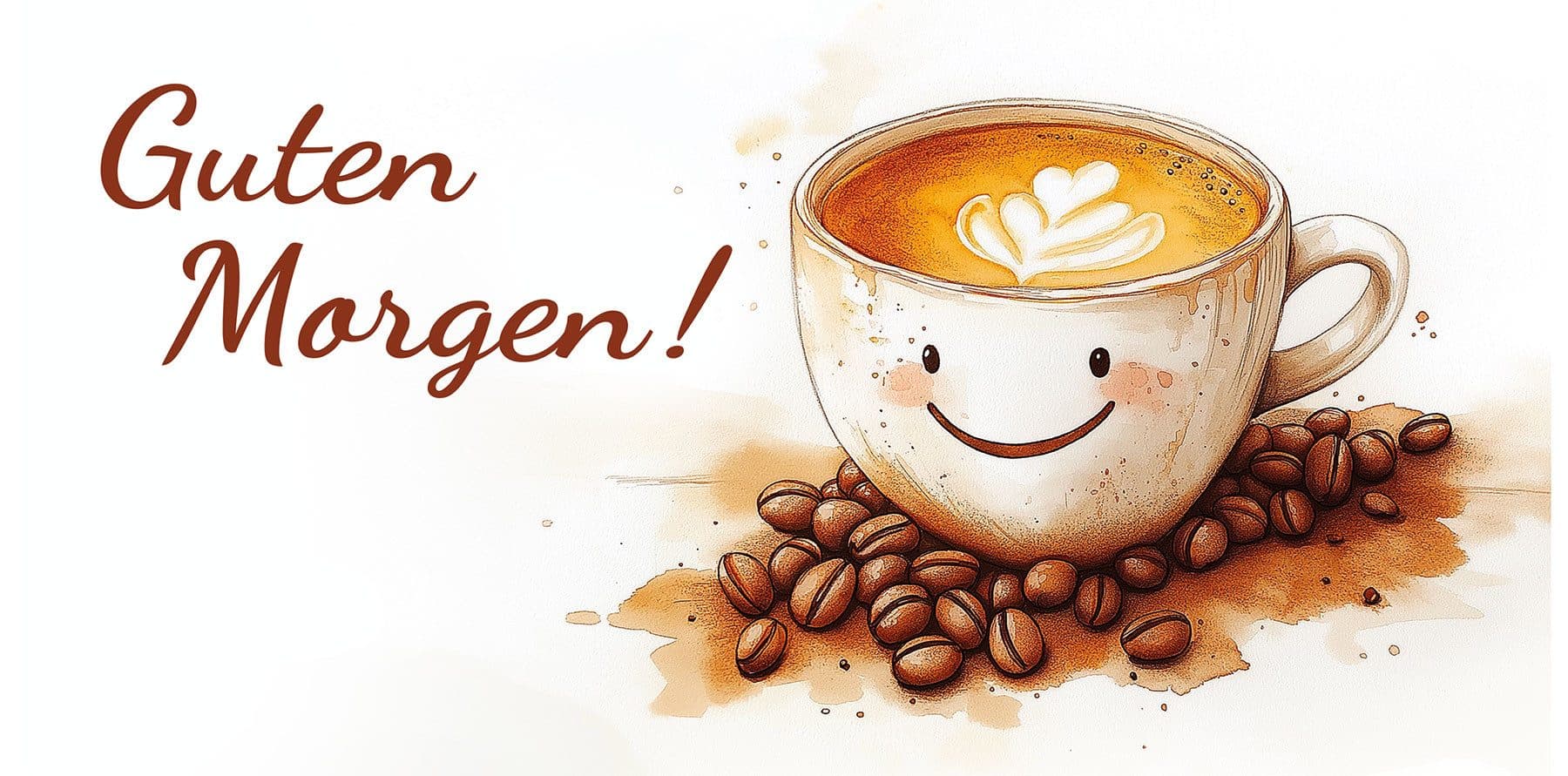 Levandeo® Wandbild 40x20cm Guten Morgen Kaffee Spruch Wandschild Küche Modern - Bild 2