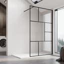 SONNI Walk-In-Dusche 100-120 x 200 cm 8mm Nano-Glas Bild 2