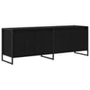 vidaXL TV-Schrank Schwarz Eichen-Optik Bild 2